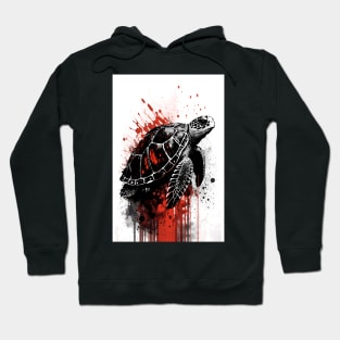 Sea Turtle Ink Painting Hoodie